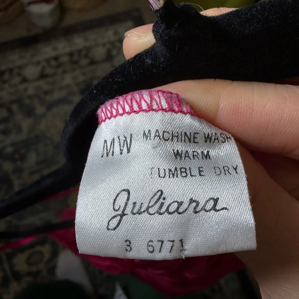 Vintage Juliara Pink Lace Strappy Linergie Teddy Teddie. Size Medium. - Picture 6 of 6